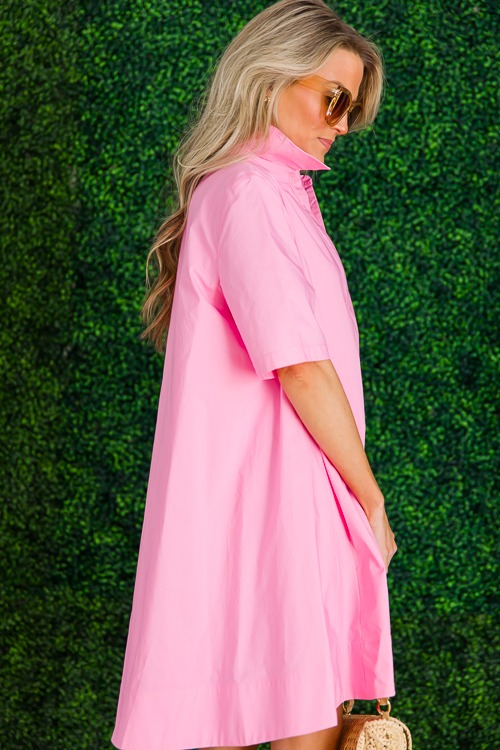 A-Line Shirt Dress, Pink - 0223-217.jpg