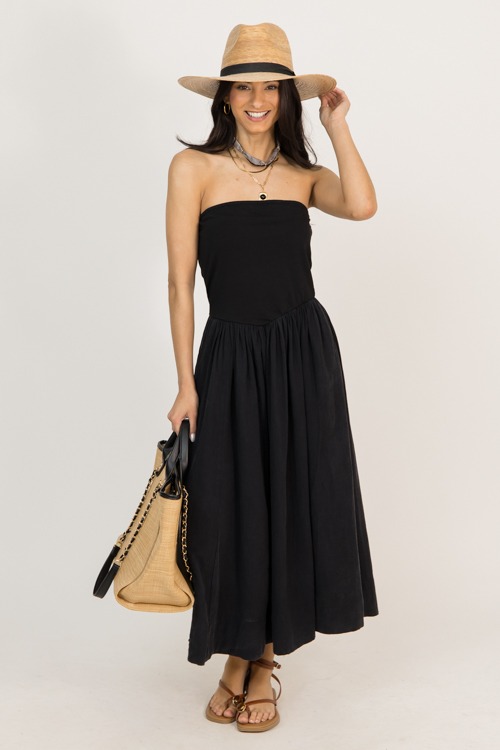 V Waist Strapless Midi, Black - 0224-14.jpg