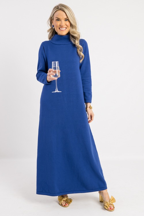 Audrey Sweater Maxi, Royal