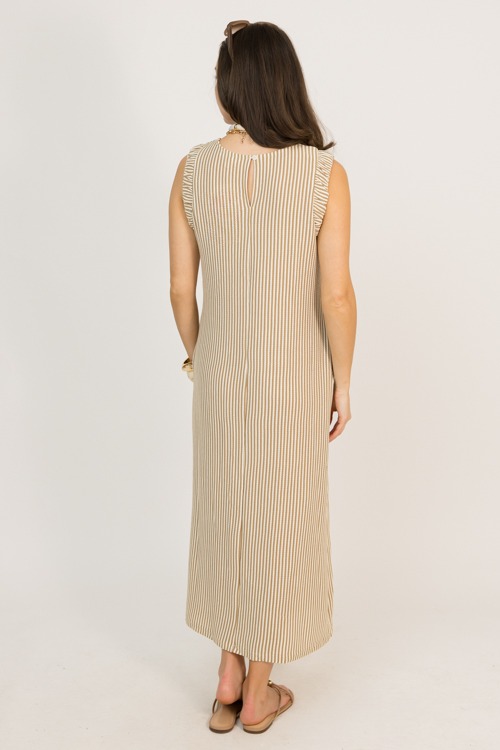 Julia Striped Maxi, Khaki/Cream - 0224-35.jpg