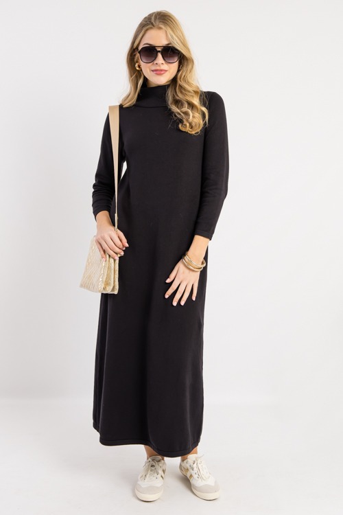 Audrey Sweater Maxi, Black