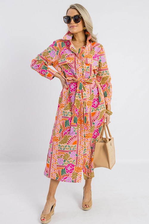 Toucan Floral Shirt Dress Midi - 0225-118.jpg