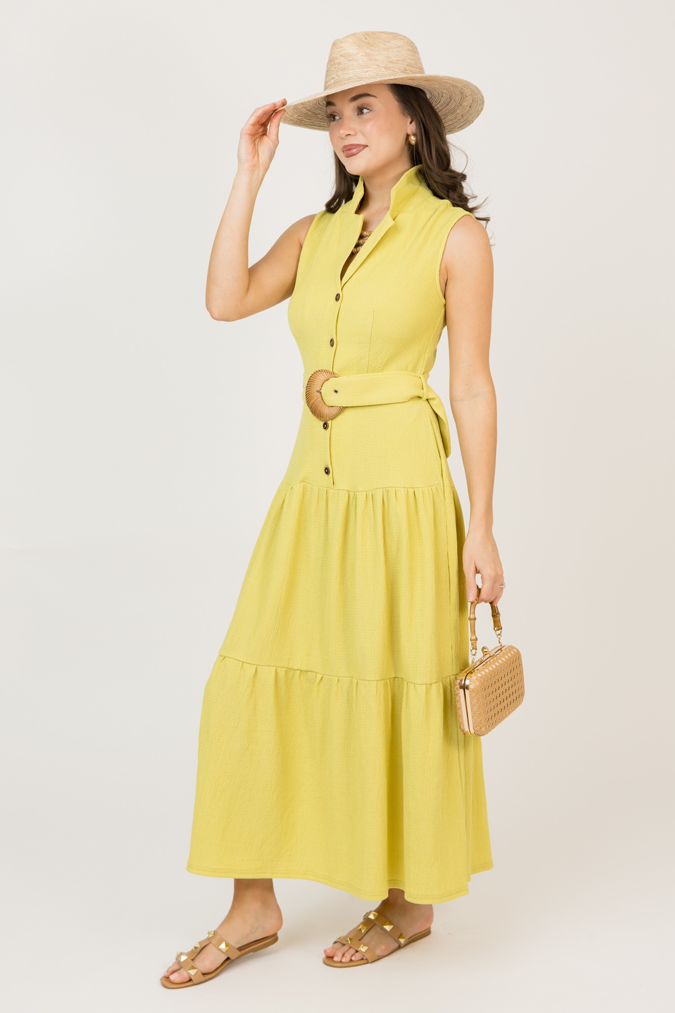 Lime Textured Knit Maxi - 0225-1p.jpg