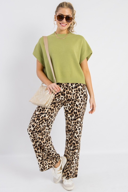 Leopard Print Pants, Brown/Black - 0225-38h.jpg