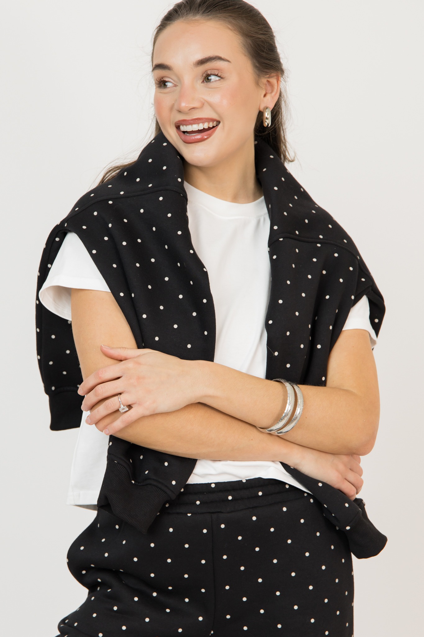 Polka Dot Hoodie, Black - 0225-82.jpg
