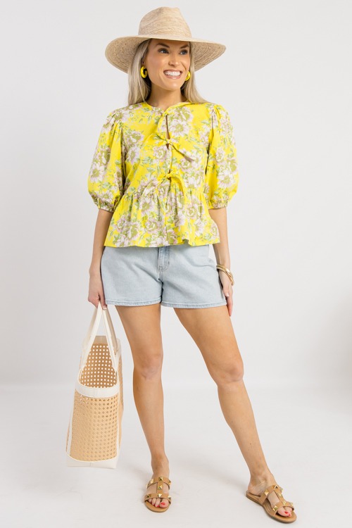 Floral Triple Tie Top, Yellow - 0226-44.jpg