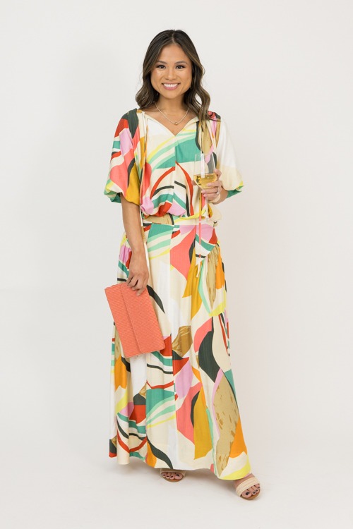 Abstract Skirt Set, Lime Mix - 0226-60.jpg