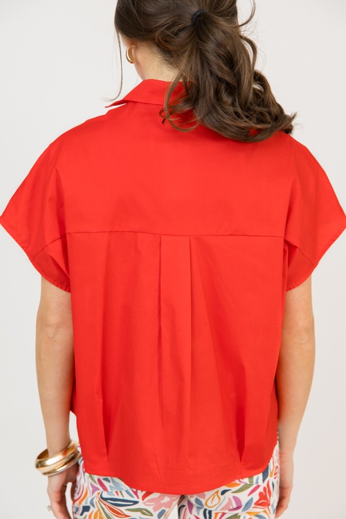 Poplin Collared Top, Red - 0226-71.jpg