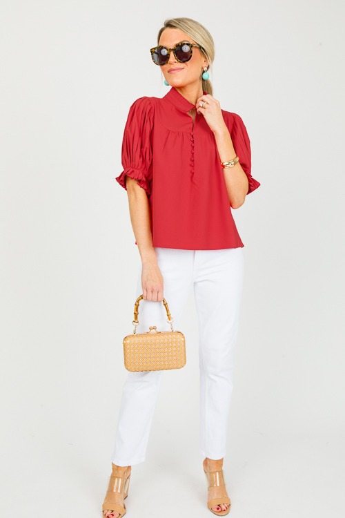 If You Pleats Blouse, Red - 0227-112-Edit.jpg