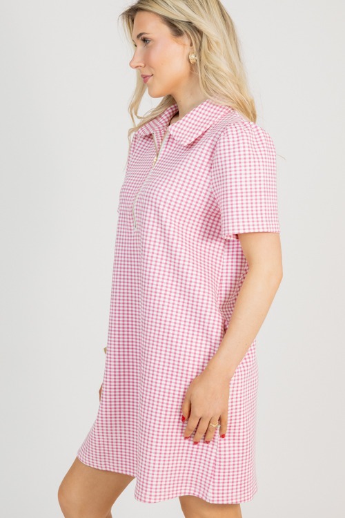 Gingham Zip Dress, Pink - 0227-22.jpg