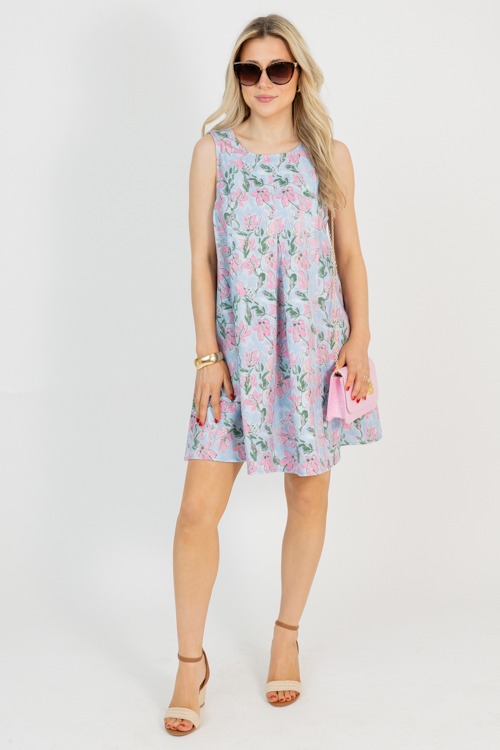 Pleated Floral Shift, Lt. Blue - 0227-41.jpg