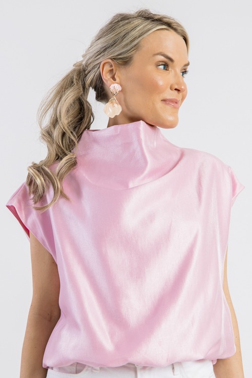 Center Stage Top, Pink