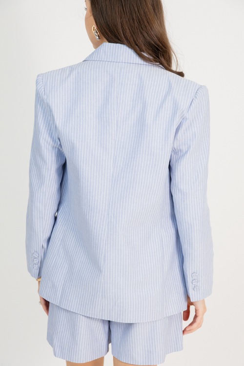 Striped Blazer Shorts Set, Sky - 0227-75.jpg