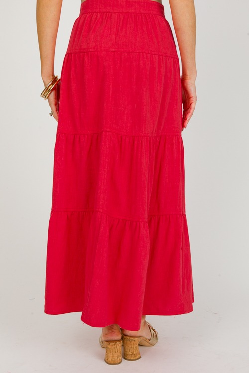 Tiered Linen Maxi Skirt, Tomato - 0227-91-Edit.jpg