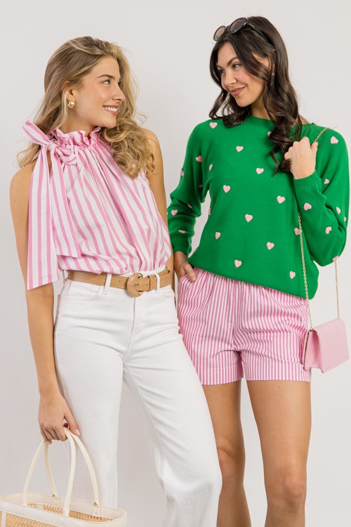 Soft Spot Heart Sweater, Green Pink - 0228-154p.jpg