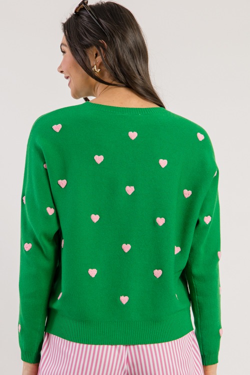 Soft Spot Heart Sweater, Green Pink - 0228-163.jpg