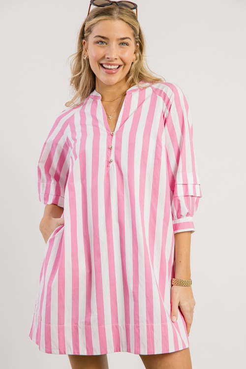 Makenna Stripe Dress, Pink - 0228-211h.jpg