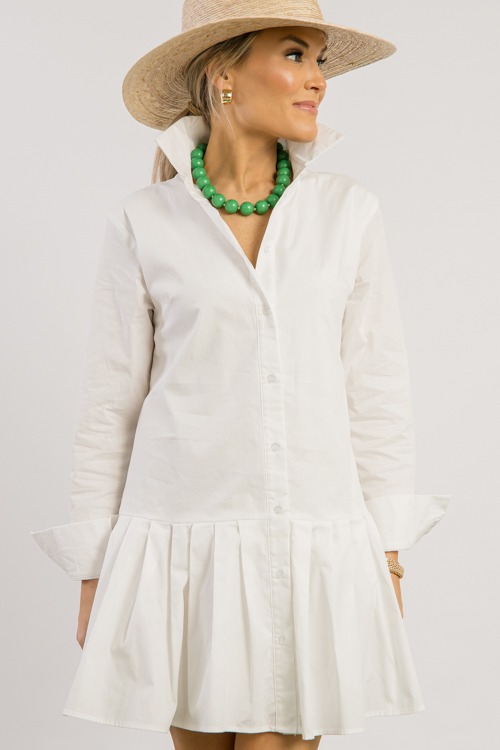 Callie Shirt Dress, White - 0228-252h.jpg