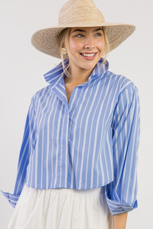 Ariana Stripe Shirt, Lt. Blue/White - 0228-271h.jpg