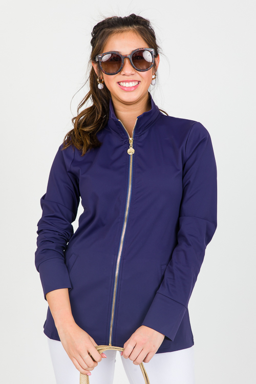 Liquid Heaven Zip Jacket, Navy