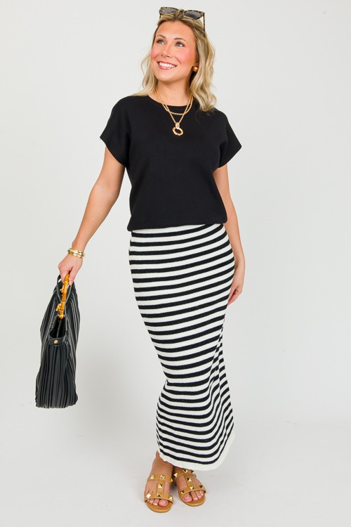 Chenille Stripe Pencil Skirt - 0228-56.jpg