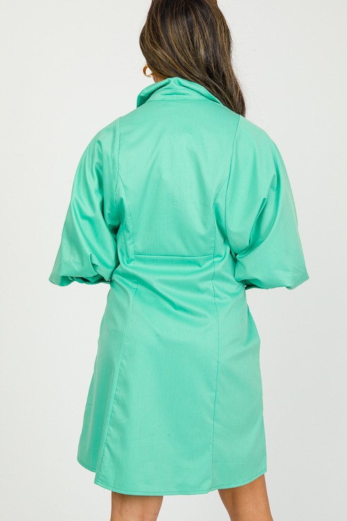 Trend Setter Shirt Dress, Green - 0301-127.jpg