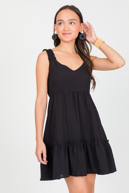 Ruthann Mini Dress, Black