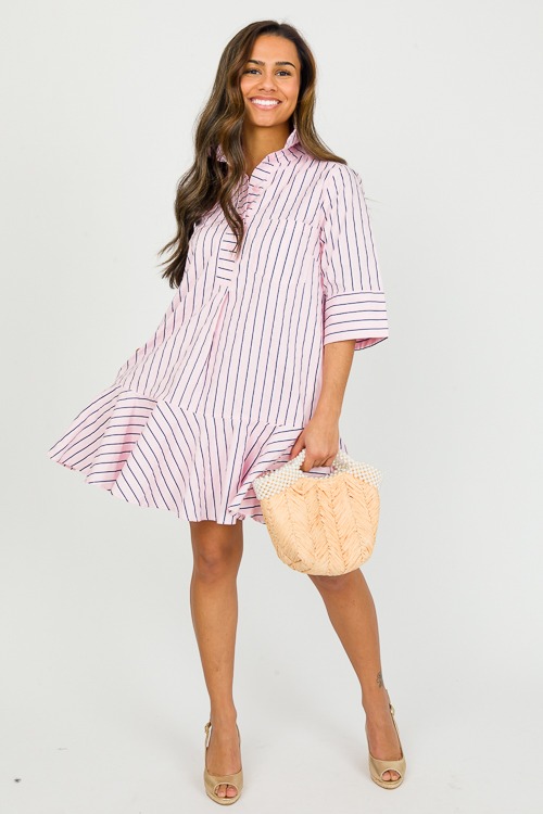 Ruffle Hem Stripe Dress, Lt. Pi - 0304-109h.jpg