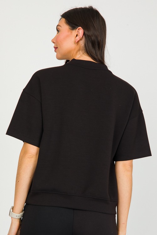 Modal Short Sleeve Top, Black - 0304-56.jpg