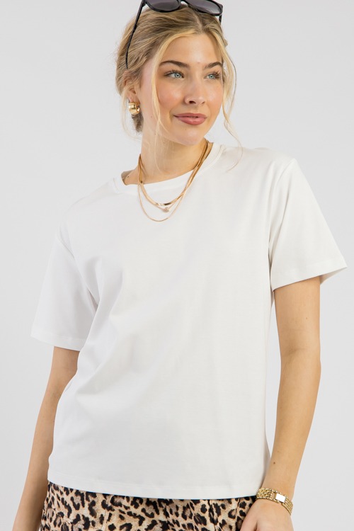 Everyday Tee, Ivory