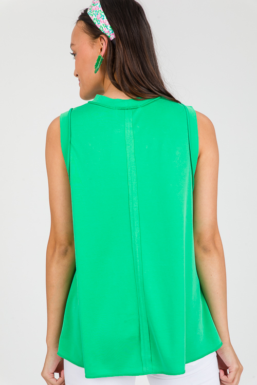 Inverted Seam Modal Tank, Kelly