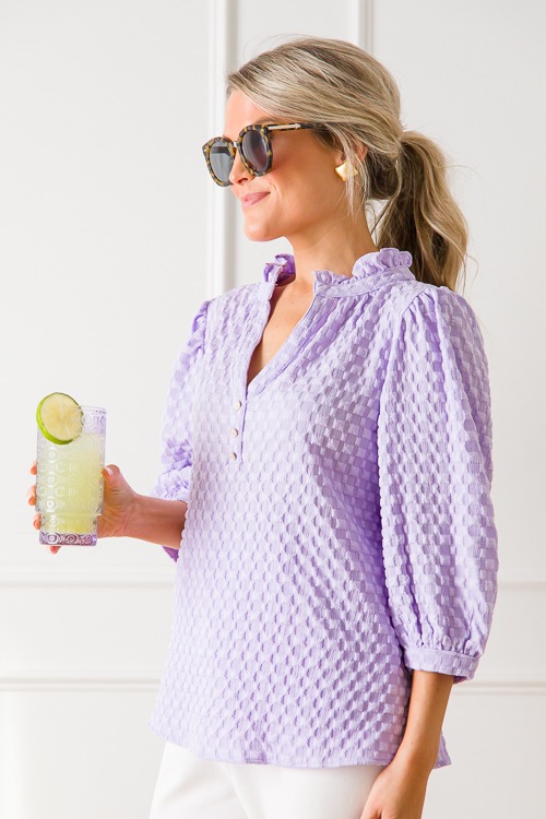 Check Texture Blouse, Lavender - 0307-316.jpg