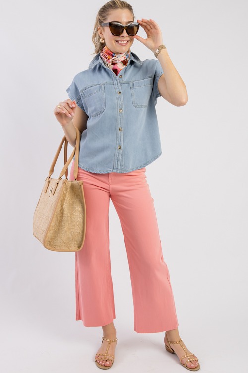 Denim Short Sleeve Shirt - 0307-40.jpg