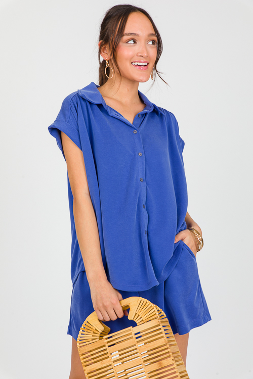 Modal Shorts, Royal Blue