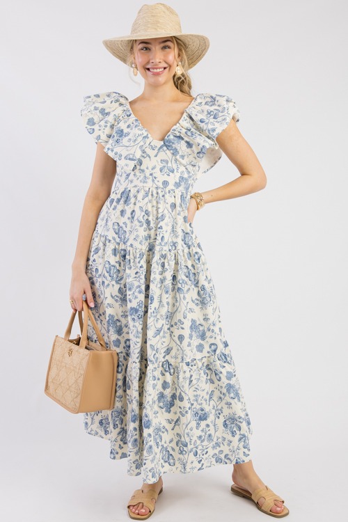 Bountiful Love Maxi, Blue