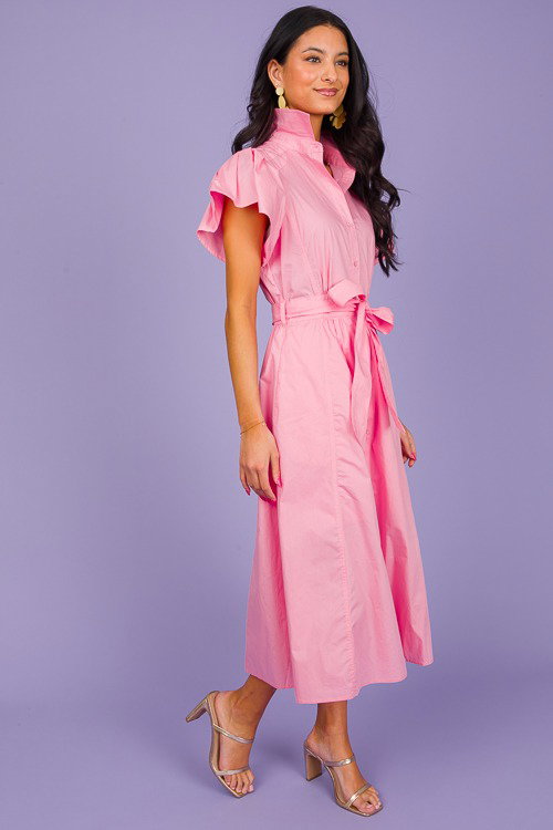 strapless open back dress Midi Tiered Shirt Dress – Reistor main image 0