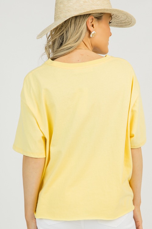 Raw Hem Tee, Creamy Yellow - 0310-100.jpg