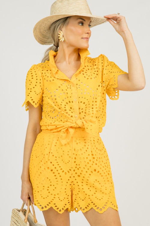 Sunflower Eyelet Set