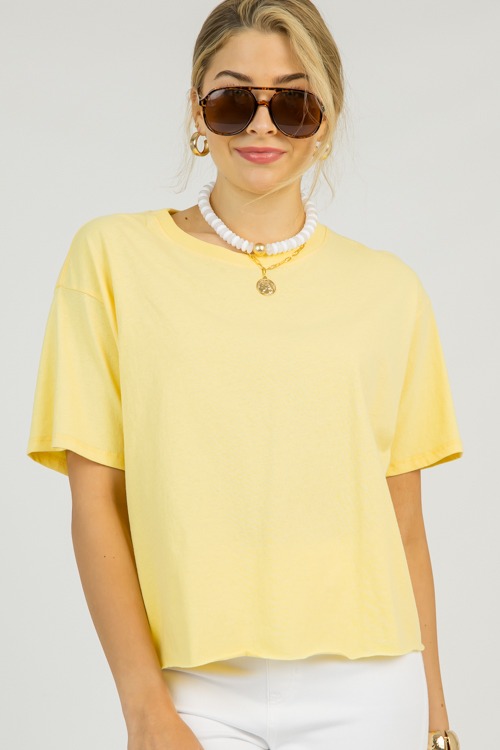 Raw Hem Tee, Creamy Yellow - 0310-96.jpg