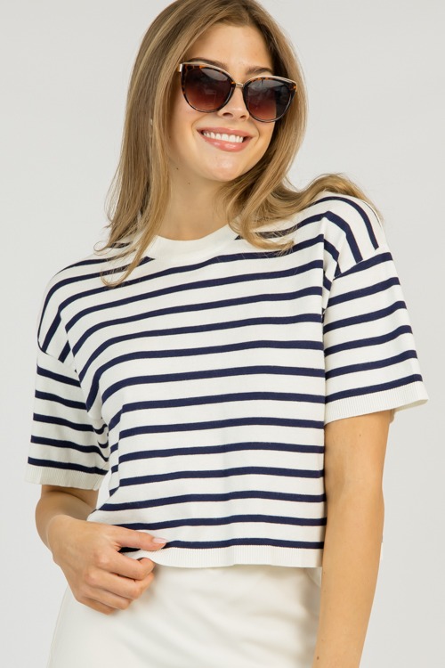 Vivian Stripe Top, Navy/Cream - 0311-124.jpg