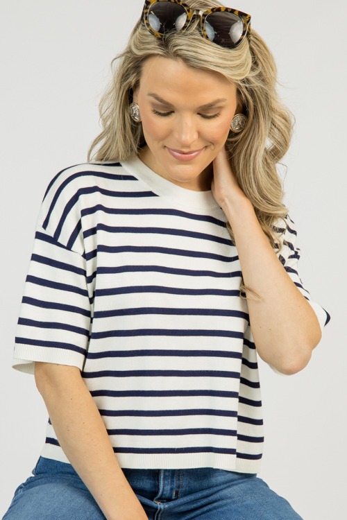 Vivian Stripe Top, Navy/Cream - 0311-125.jpg