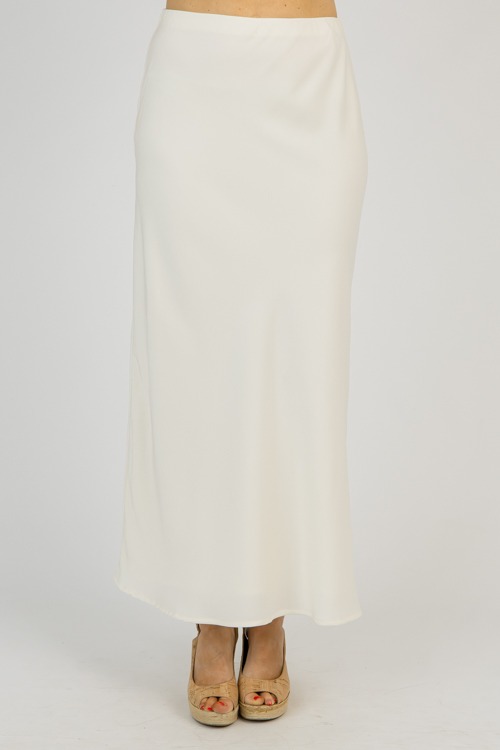 Mara Midi Skirt, Ivory