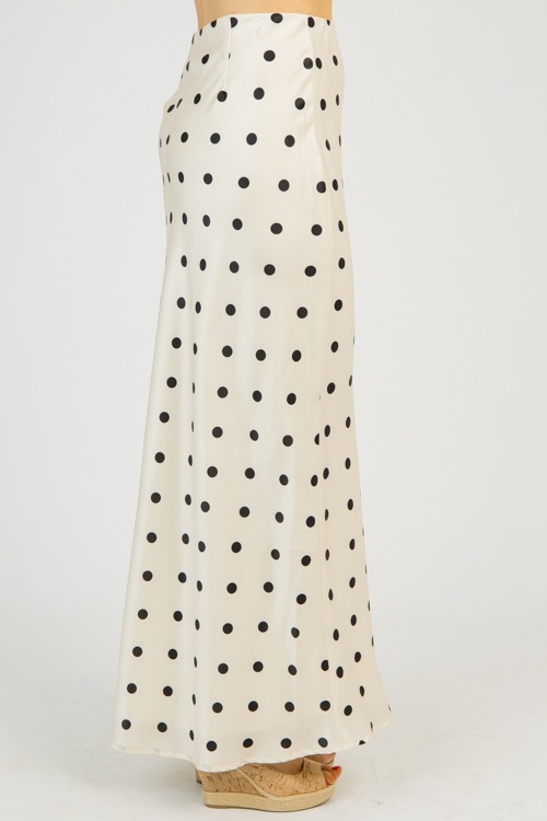 Polka Dot Maxi Skirt, Beige - 0311-62.jpg