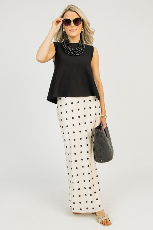 Polka Dot Maxi Skirt, Beige - 0311-66.jpg