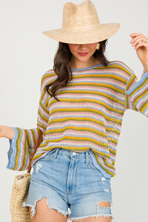 Wavy Trim Multi Stripe Sweater - 0311-9h.jpg