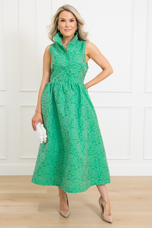 Brielle Jacquard Midi, Green - 0313-175.jpg