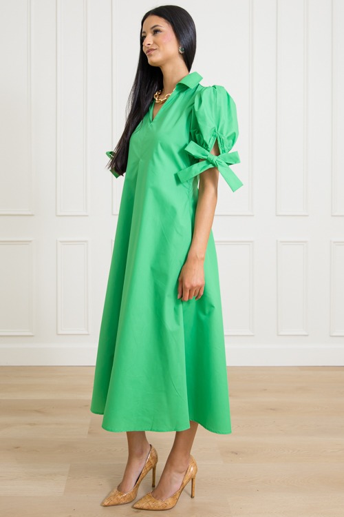 Bow Sleeve Maxi, Green - 0313-331.jpg