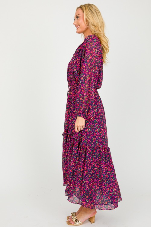 Floral Chiffon Midi, Navy Magenta - 0314-137.jpg