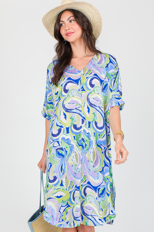Soulful Dress, Blue