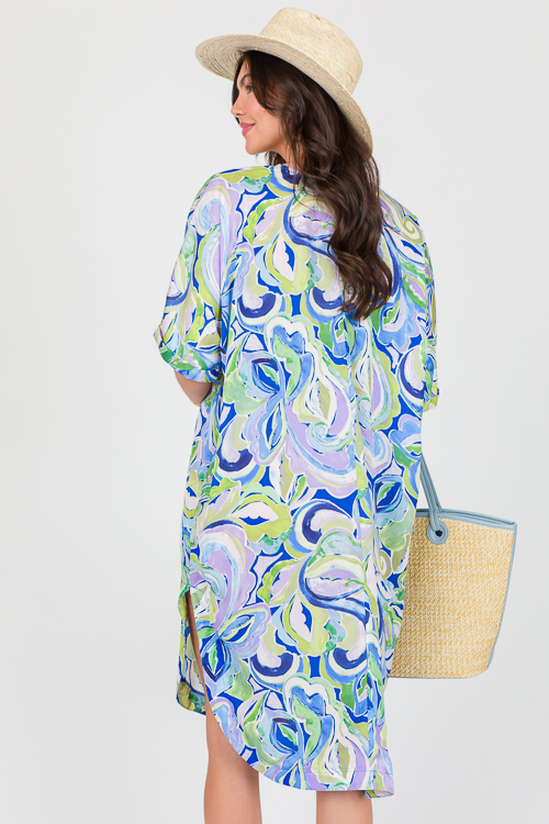 Soulful Dress, Blue